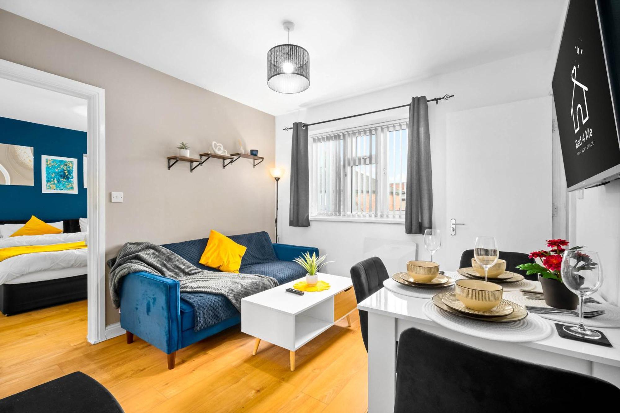 Appartamento Centre 2 Bedroom 5 Beds With Free Parking Birmingham